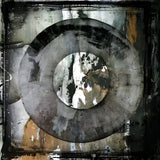 Abstract Circle Brown Rustic Earth-Toned photographic art print by Cobra Art