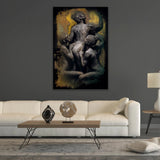 Three Graces Monochrome Naked Women photographic art print by Cobra Art, alternate view 2