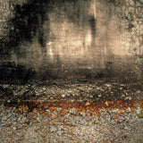 History Weathered Earth-Toned Abstract Art art print by Cobra Art