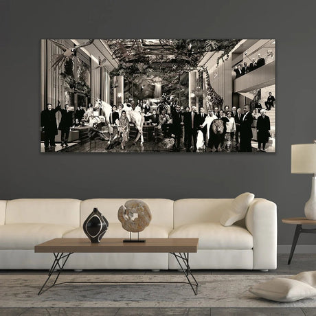 We are the World Legendary Figures Photographic Sepia Art art print by Cobra Art, alternate view 2