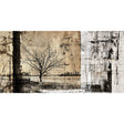 Tree Muted Tone Abstract Art art print by Cobra Art