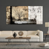 Tree Muted Tone Abstract Art art print by Cobra Art, alternate view 2