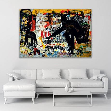 Beware of the Dog Colorful Graphic Art art print by Cobra Art, alternate view 2