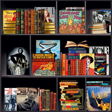 Story Of My Life, Part II Collage Style Books photographic art print by Cobra Art