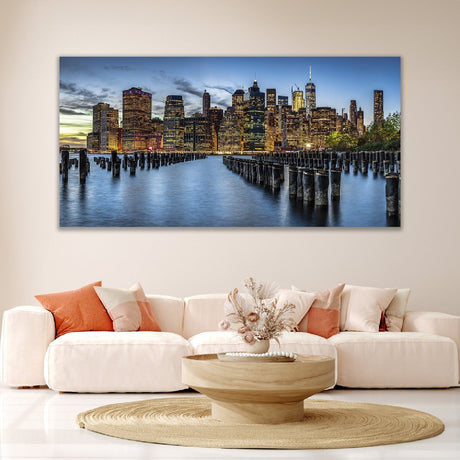 New York Skyline Skyscrapers photographic art print by Cobra Art, alternate view 2