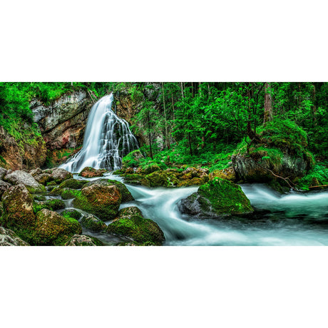 Austrian Waterfall Waterscape Photographic Artwork art print by Cobra Art