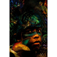 Emerald Forest Tribal Man photographic art print by Cobra Art