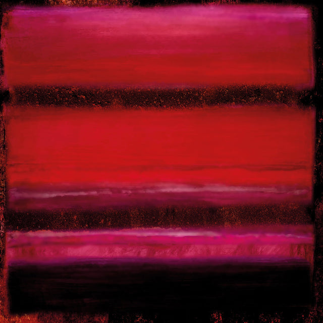 Abstract Red Crimson Shades Wall Art art print by Cobra Art