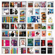 My Life in a Nutshell II Books Collage photographic art print by Cobra Art