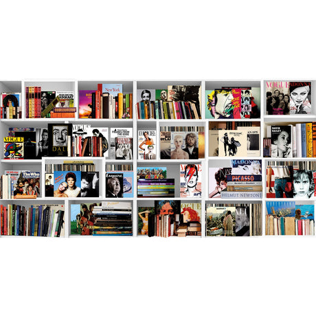 Music Books Part I Literary Arrangement photographic art print by Cobra Art