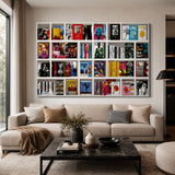 Shelf of Iconic Touchstones Art Print | Cobra Art That's Life