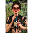 Always Dompe Woman Sipping Wine photographic art print by Cobra Art