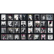 Vogue Black & White Books Artwork art print by Cobra Art