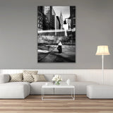 The Streets of NY Black & White Cityscape photographic art print by Cobra Art, alternate view 2