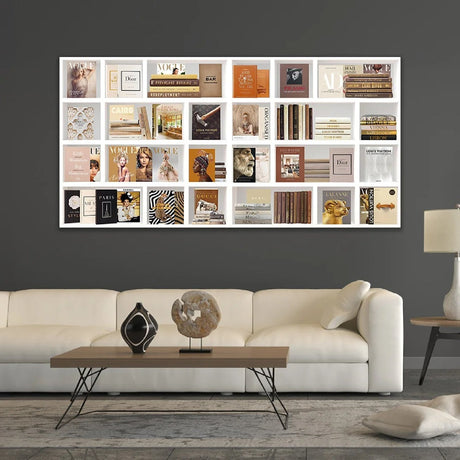 Fashion Beauty Earth-Toned Books Artwork art print by Cobra Art, alternate view 2