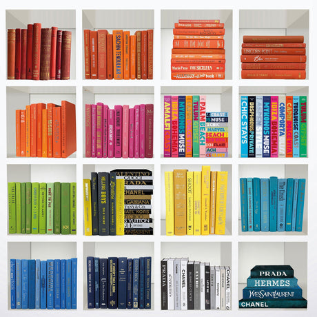 Rhythm of Color Color Sorted Books photographic art print by Cobra Art