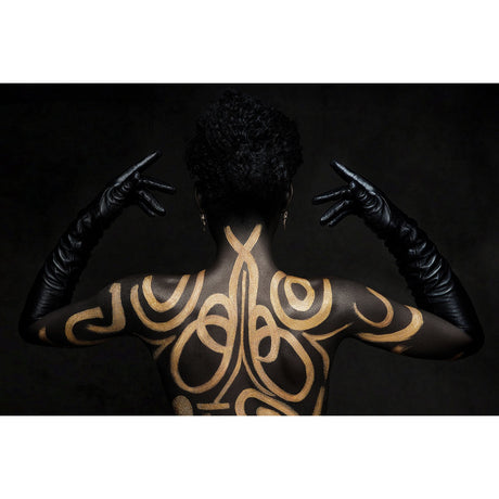 The Marked Muse Tattooed Back photographic art print by Cobra Art