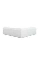 Modern European furniture - 3-Piece White Outdoor Modular Sofa - www.oroa.com