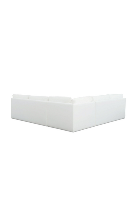 Modern European furniture - 3-Piece White Outdoor Modular Sofa - www.oroa.com
