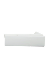 Modern European furniture - 3-Piece White Outdoor Modular Sofa - www.oroa.com