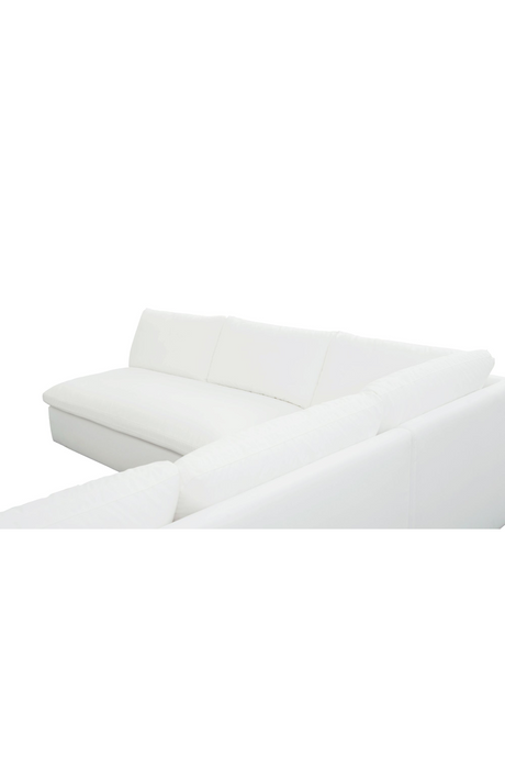 Modern European furniture - 3-Piece White Outdoor Modular Sofa - www.oroa.com