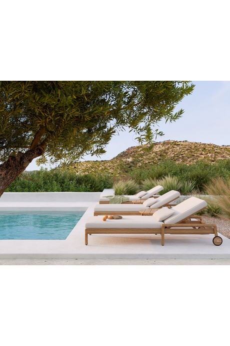 Adjustable Outdoor Lounger Cushion | Ethnicraft Jack