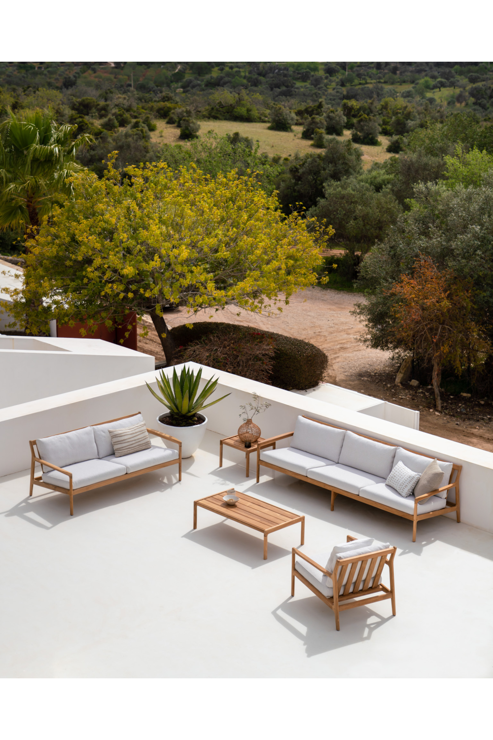 Teak 3+ Seater Outdoor Sofa | Ethnicraft Jack