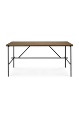 Solid Teak Desk | Ethnicraft Oscar | Oroa.com