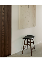 Varnished Teak Stool | Ethnicraft Osso | Oroa.com