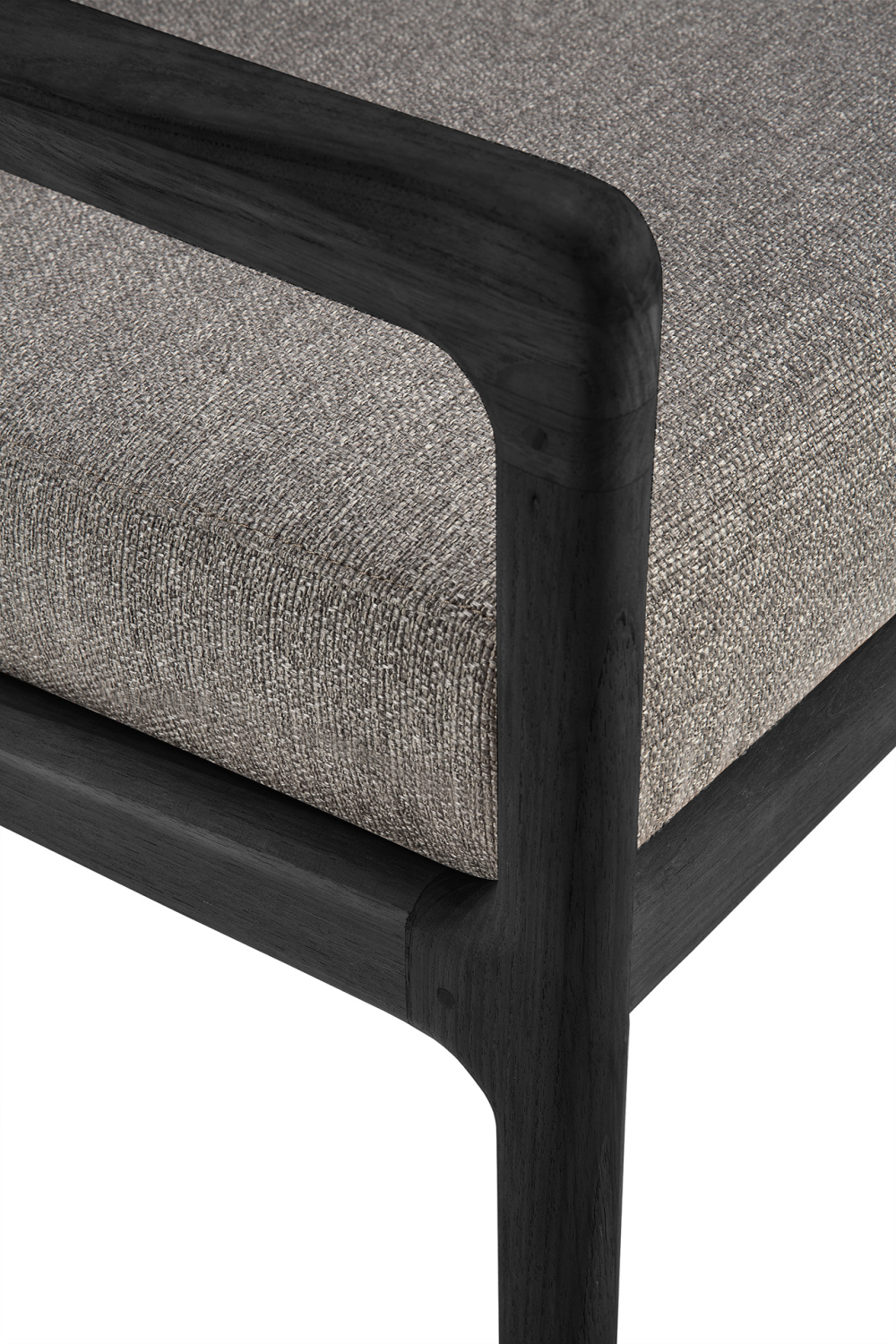 Black Teak Outdoor Lounge Chair | Ethnicraft Jack | Oroa.com