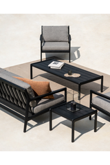 Black Teak Outdoor Lounge Chair | Ethnicraft Jack | Oroa.com