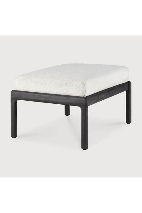 Teak Cushioned Outdoor Stool | Ethnicraft Jack | Oroa.com