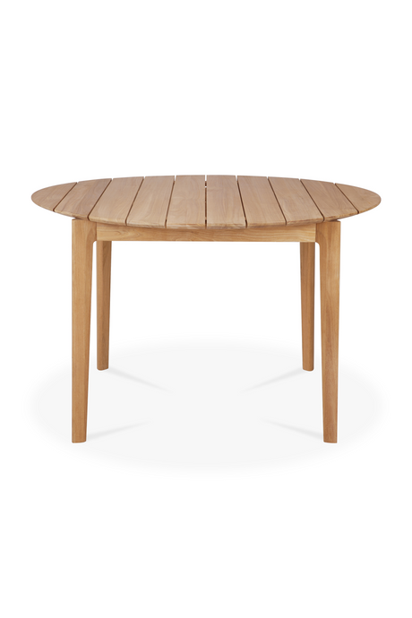 Round Teak Outdoor Dining Table | Ethnicraft Bok | Oroa.com