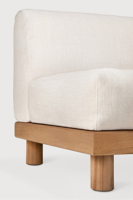 White Outdoor Modular Sofa | Ethnicraft Monocle
