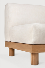 White Outdoor Modular End Sofa | Ethnicraft Monocle | Oroa.com