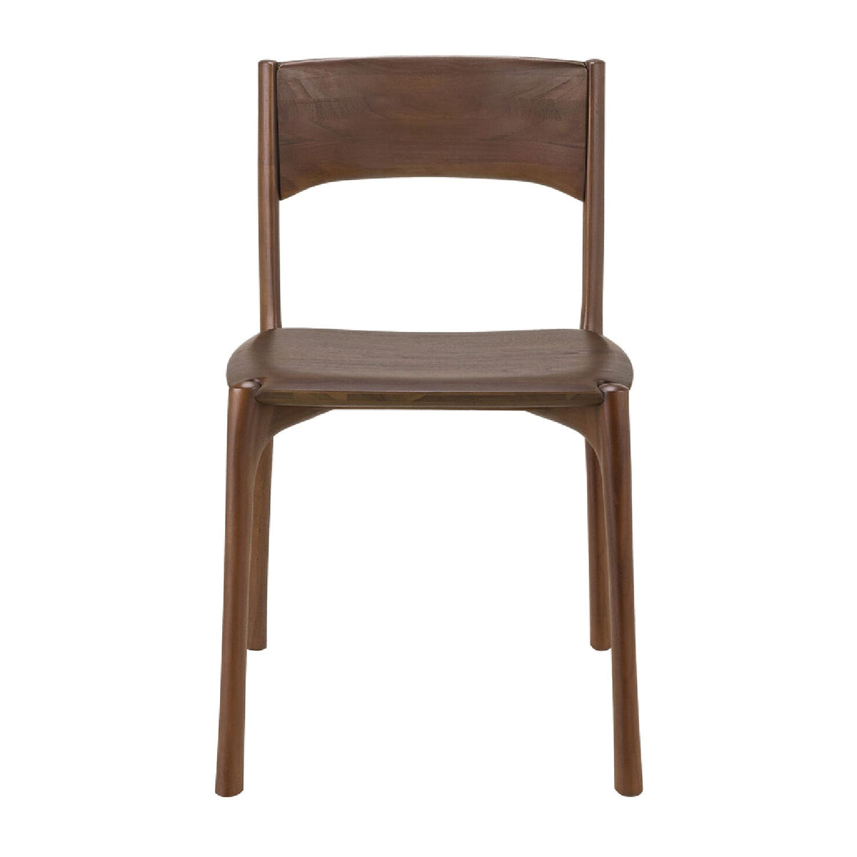 Modern or European furniture - Brown Teak Dining Chair - www.oroa.com