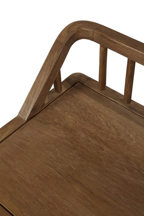 Modern Nordic Teak Bench | Ethnicraft Spindle | Oroa.com