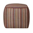 Modern or European furniture - Stripe Outdoor Ottoman - www.oroa.com