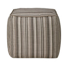 Modern or European furniture - Stripe Outdoor Ottoman - www.oroa.com