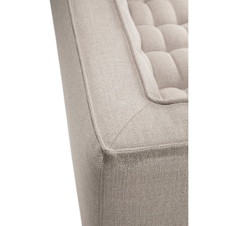 Modern or European furniture - Stitched Detail 3-Seater Sofa - www.oroa.com