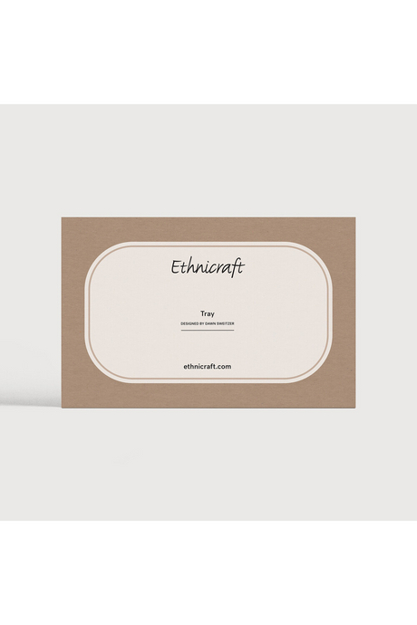 Hand-printed Glass Valet Tray | Ethnicraft Second Nature | Oroa.com