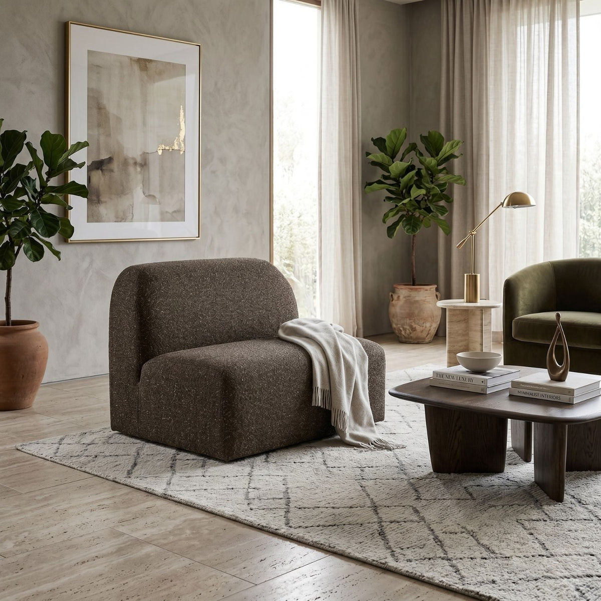 Brown Modular Sofa | Ethnicraft Bulky