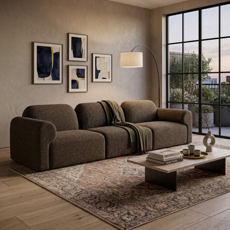 Brown Modular Sofa | Ethnicraft Bulky