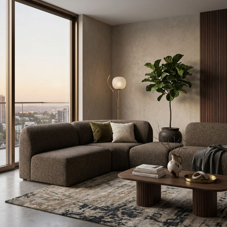 Brown Modular Sofa | Ethnicraft Bulky