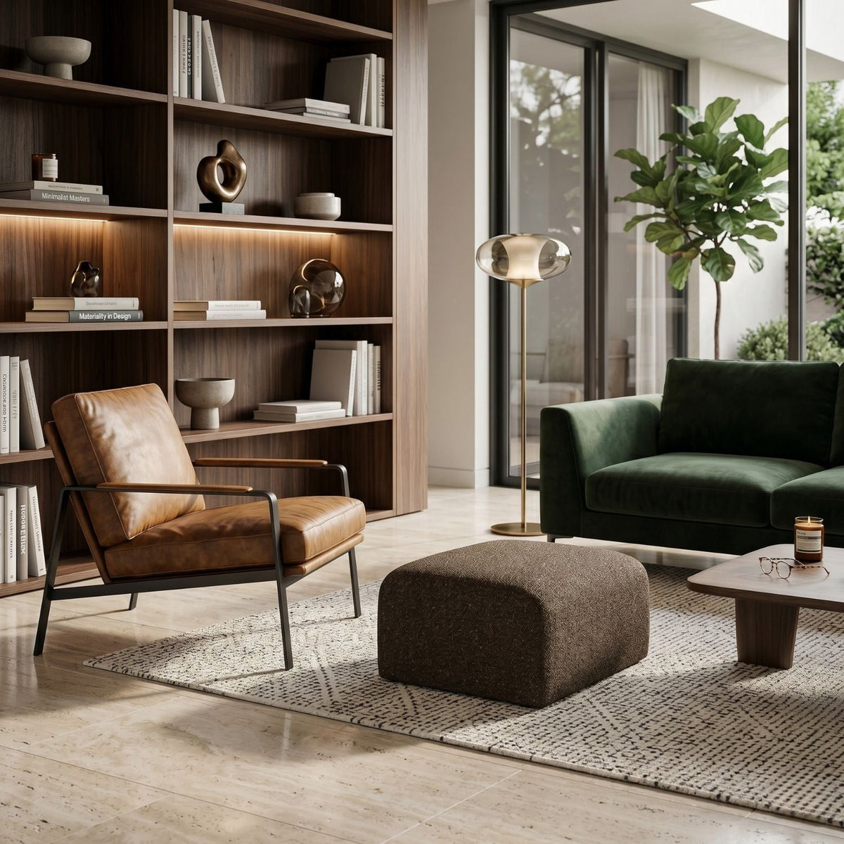 Brown Modular Sofa | Ethnicraft Bulky