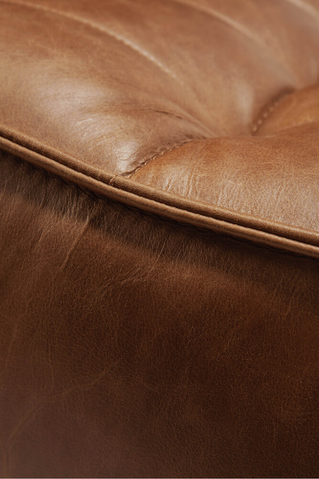 Brown Leather 3-Piece Modular Sofa | Ethnicraft N701