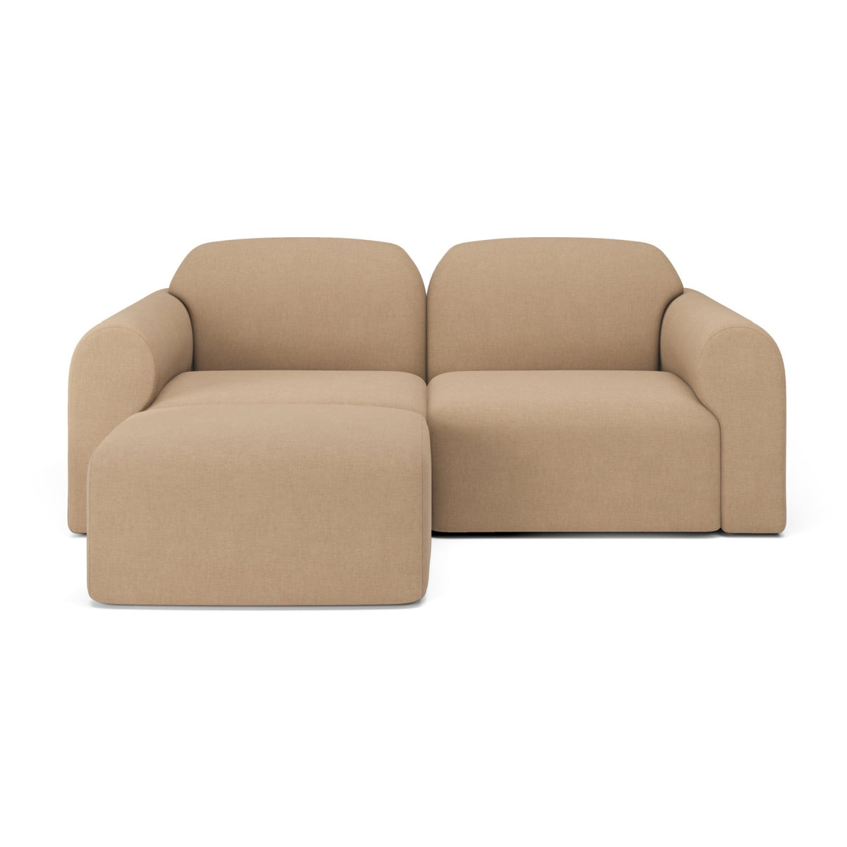 Modern European furniture - End Seater Sofa with Footstool  - www.oroa.com