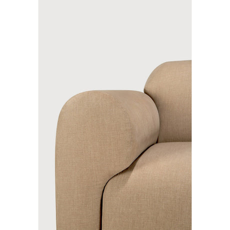 Modern European furniture - Modular Sofa with Semi - Circle Footstool - www.oroa.com