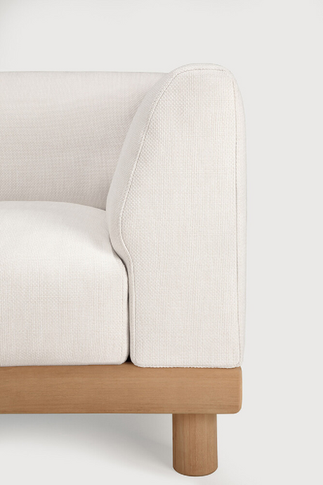 Outdoor Modular Sofa with Ottoman | Ethnicraft Monocle | Oroa.com