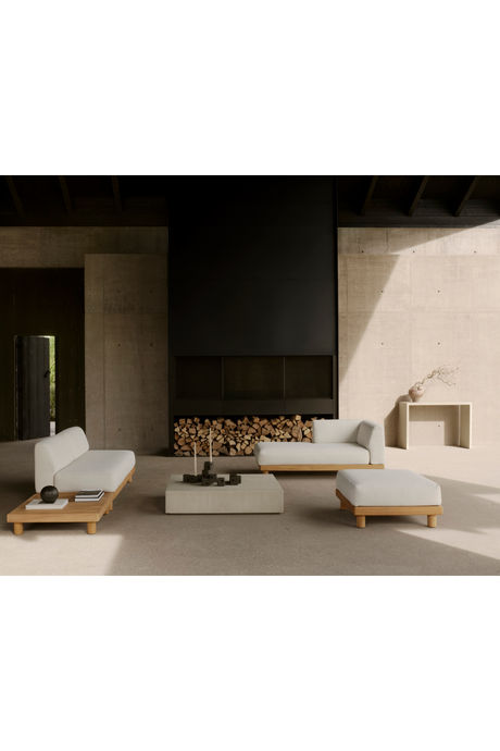 Outdoor Modular Sofa with Table | Ethnicraft Monocle | Oroa.com